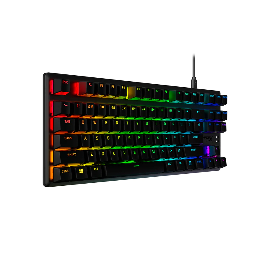 Buy HyperX Alloy Origins Core PBT HX Red - Mechanical TKL Gaming Keyboard Arabic
