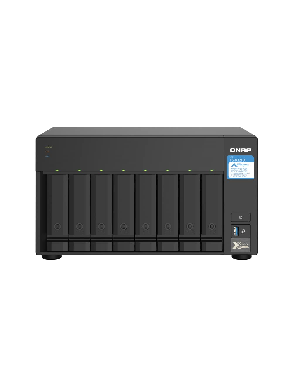 Buy QNAP TS-832PX-4G 8-Bay NAS