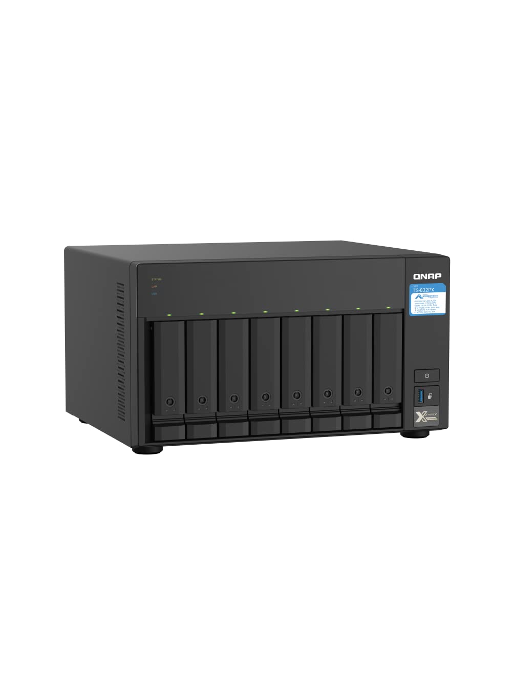 Buy QNAP TS-832PX-4G 8-Bay NAS