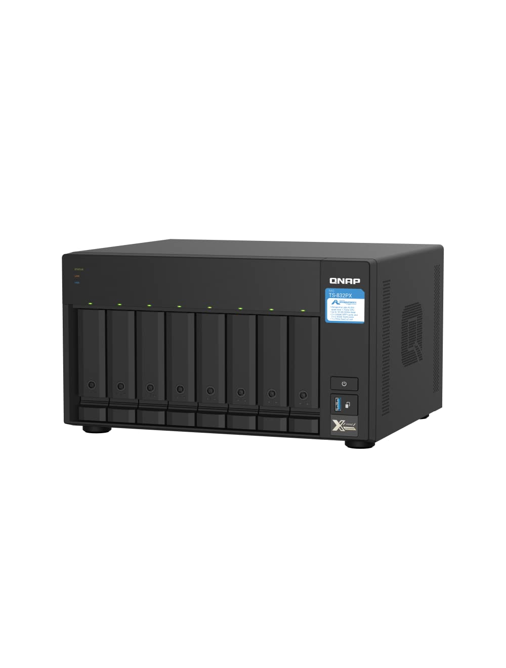 Buy QNAP TS-832PX-4G 8-Bay NAS