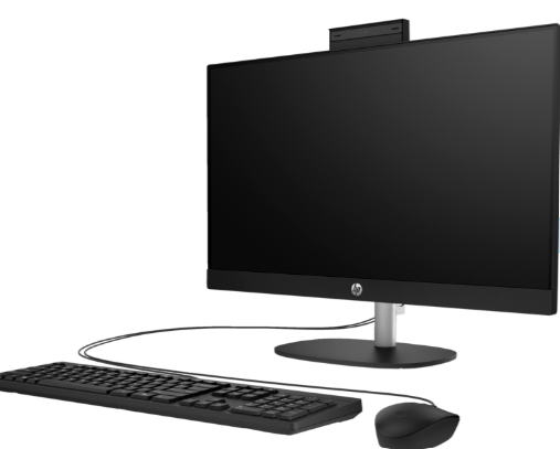 Buy HP 24-CR0308NH AIO, Intel i5-1334U, 8GB RAM, 512GB SSD, Non-Touch, DOS, Black, 1YR