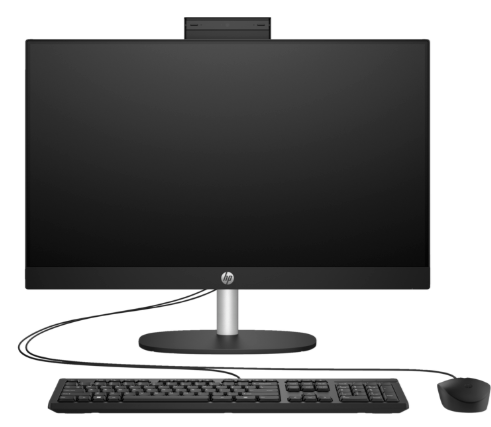 Buy HP 24-CR0308NH AIO, Intel i5-1334U, 8GB RAM, 512GB SSD, Non-Touch, DOS, Black, 1YR