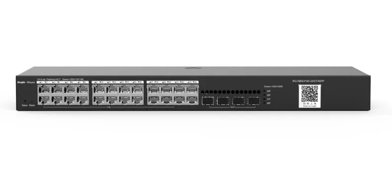 Buy Ruijie 28-Port Gigabit Layer 2 Cloud Managed Non-PoE Switch RG-NBS3100-24GT4SFP-V2