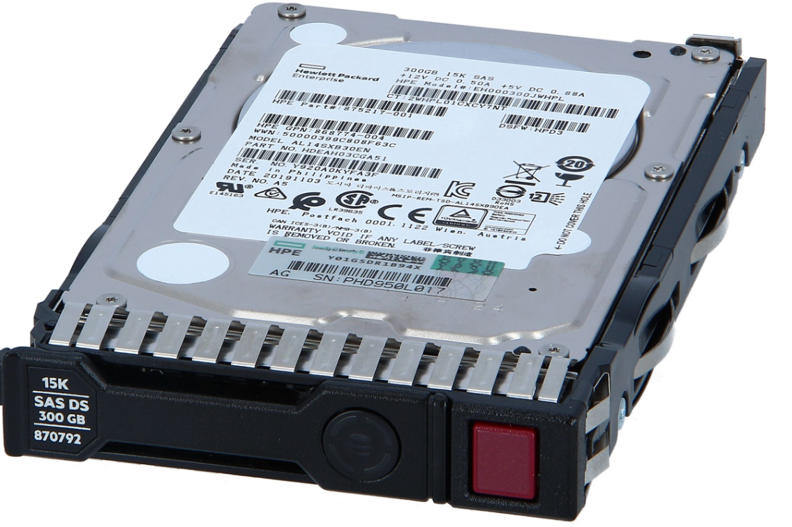 Buy 870753-B21 HPE 300GB SAS 12G Mission Critical 15K SFF SC