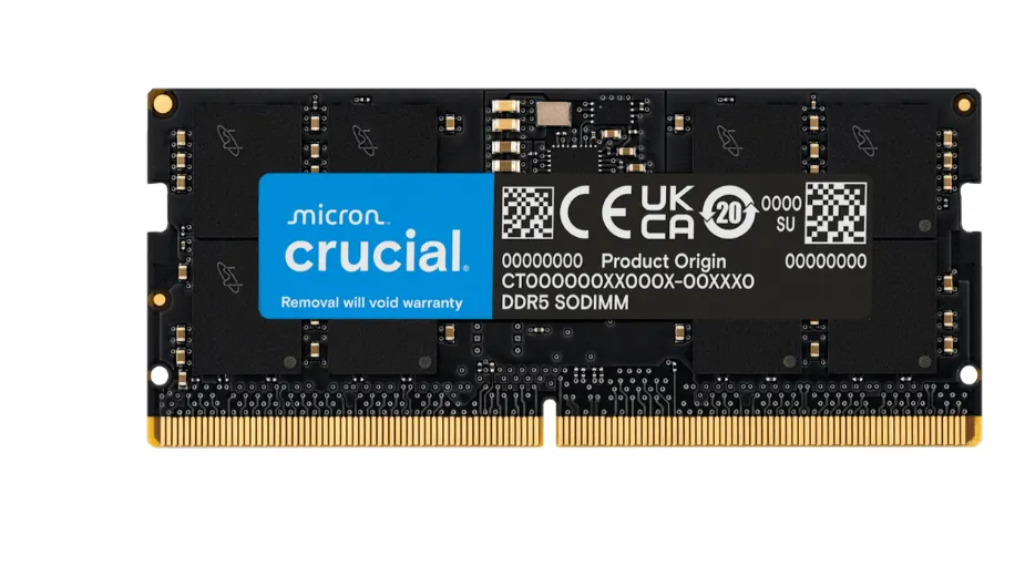 Buy Crucial Notebook Memory - DDR5, SO-DIMM - DDR5-5600 16GB CT16G56C46S5T