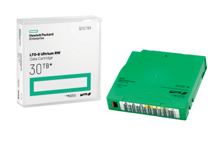Buy Q2078AN HPE LTO‑8 Ultrium 30TB RW Non Custom Labeled Library Pack 20 Data Cartridges with Cases