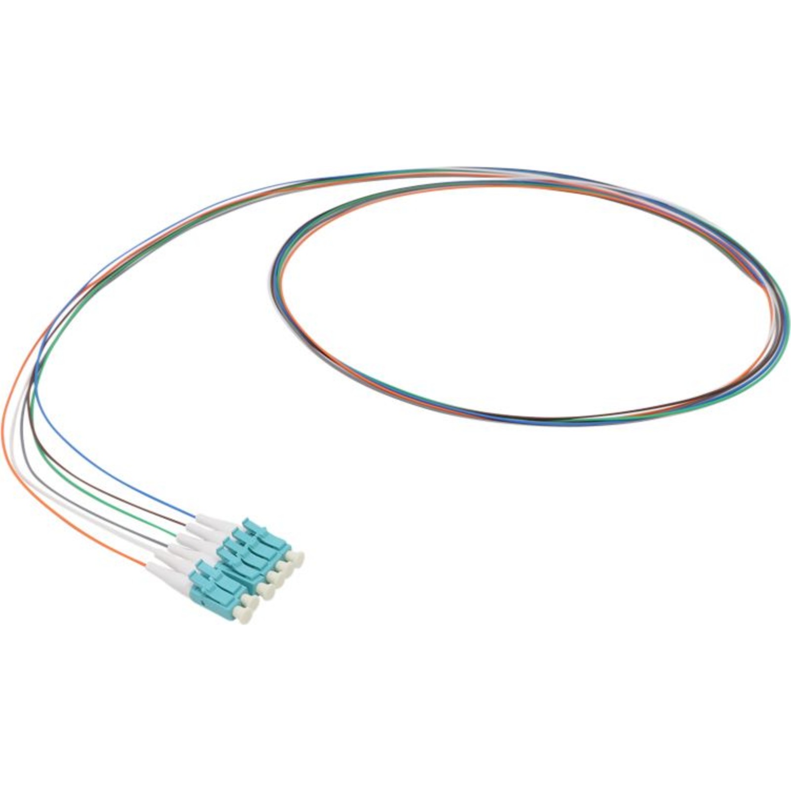 Buy 200-546 Enbeam Fibre Pigtail OM3 50/125 LC/UPC 12-colour pack (TIA 598) - 1m