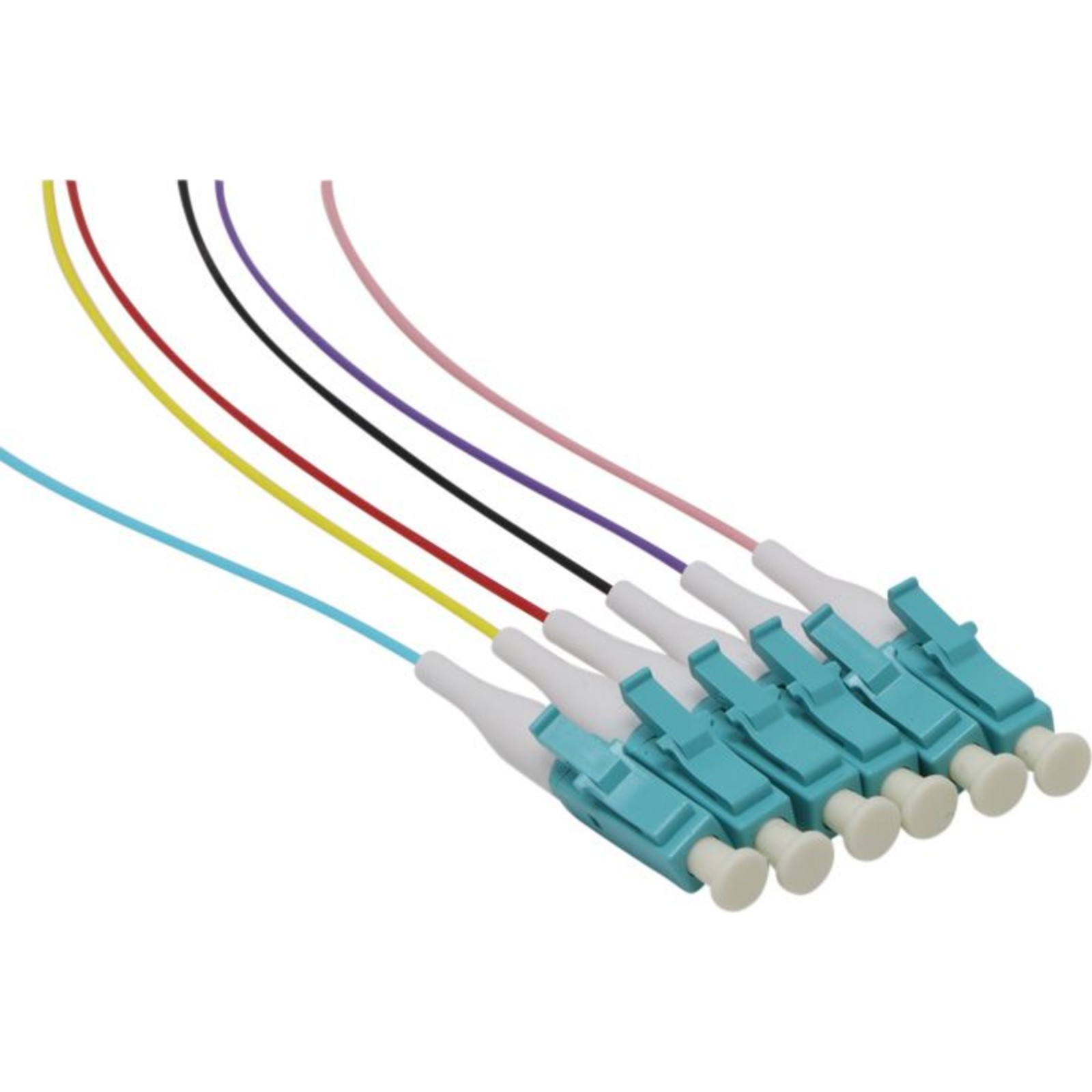 Buy 200-546 Enbeam Fibre Pigtail OM3 50/125 LC/UPC 12-colour pack (TIA 598) - 1m