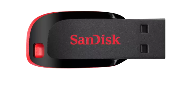 Buy Sandisk Cruzer Blade USB Flash Drive - 128GB (Red) SDCZ50-128G-B35