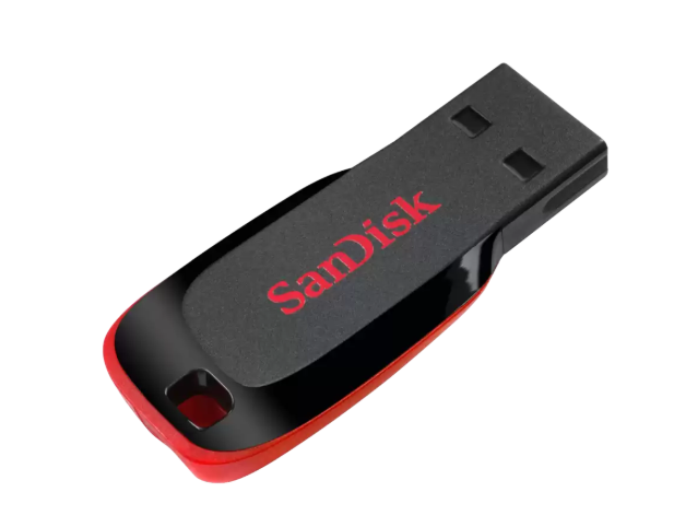 Buy Sandisk Cruzer Blade USB Flash Drive - 128GB (Red) SDCZ50-128G-B35