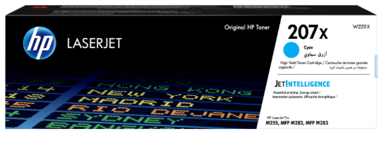 Buy HP 207X High Yield Cyan Original LaserJet Toner Cartridge W2211X