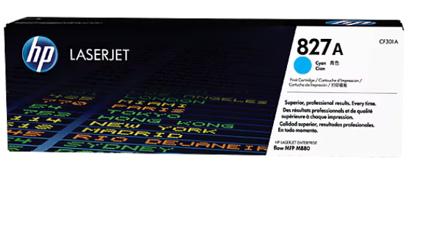 Buy CF301A HP 827A Cyan Original LaserJet Toner Cartridge