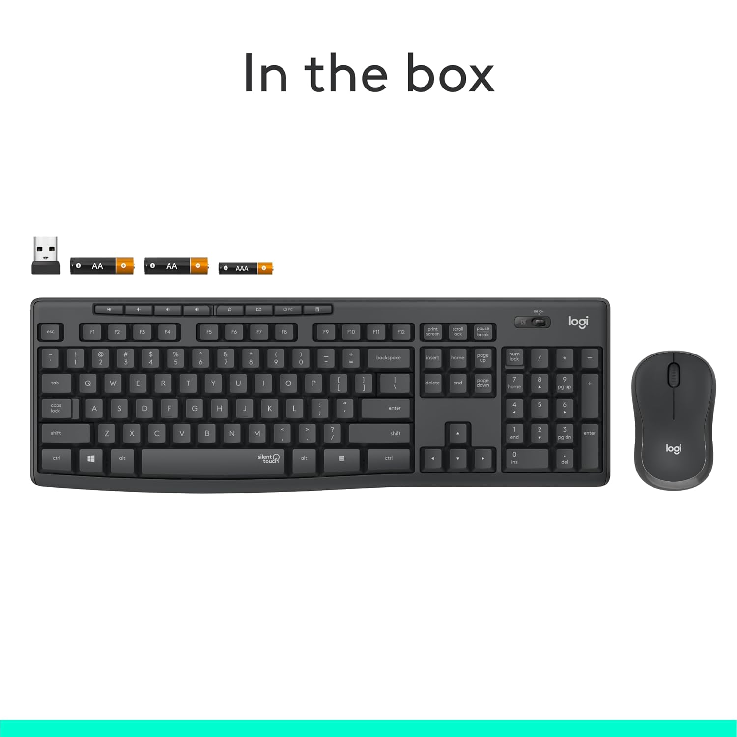 Buy LOGITECH MK295 SILENT WLCOMBO GRAPHITEUS 920-009800