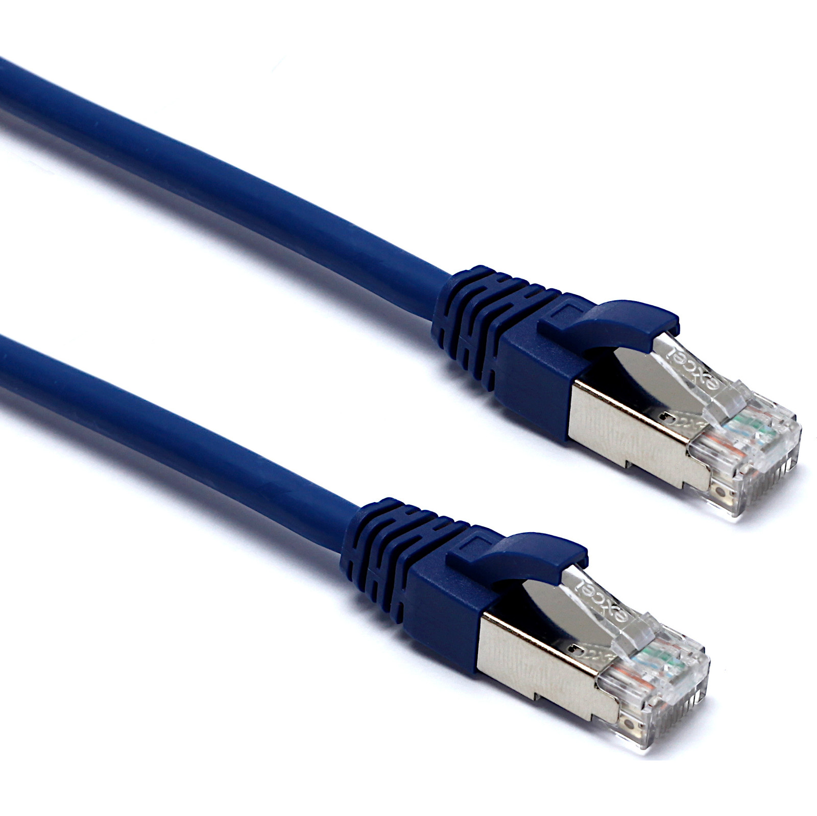 100-446  EXCEL CAT6 5M BOOTED FTP LSOH PATCH LEAD BLUE