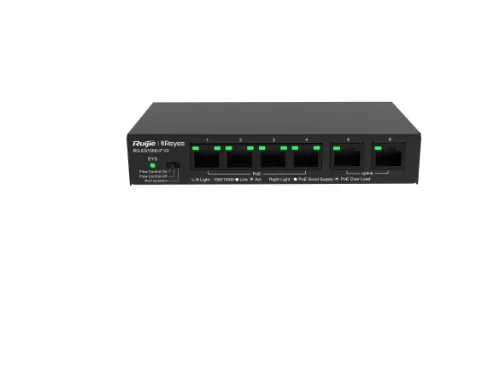 Buy Ruijie  6-port 10/100Mbps Desktop Unmanaged Switch RG-ES106D-P V2