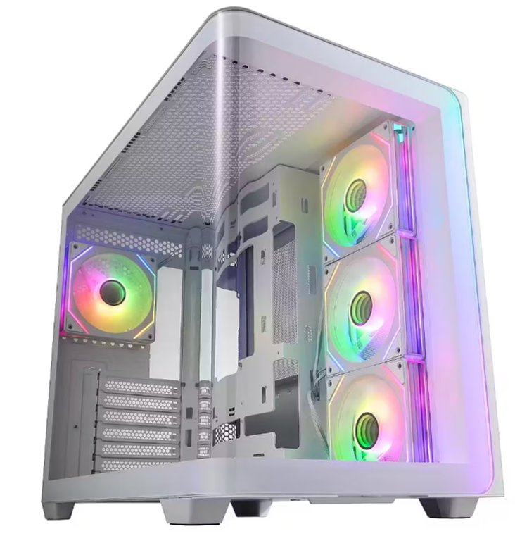 Buy FSP M580 ARGB, Tempered Glass, White POC0000255