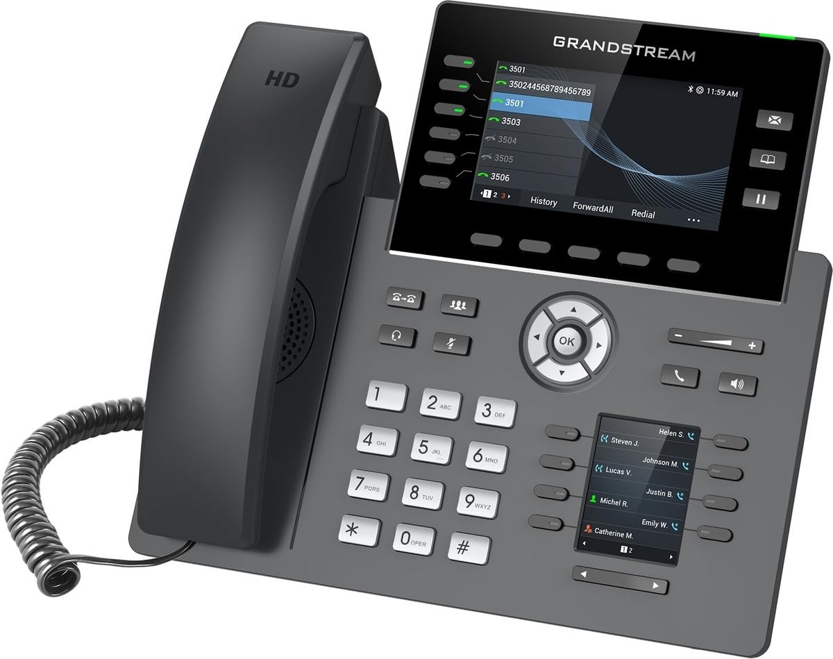 Buy GRANDSTREAM 6 Line IP Phone, 6 SIP Accounts, 480x272 Colour Screen GRP2616