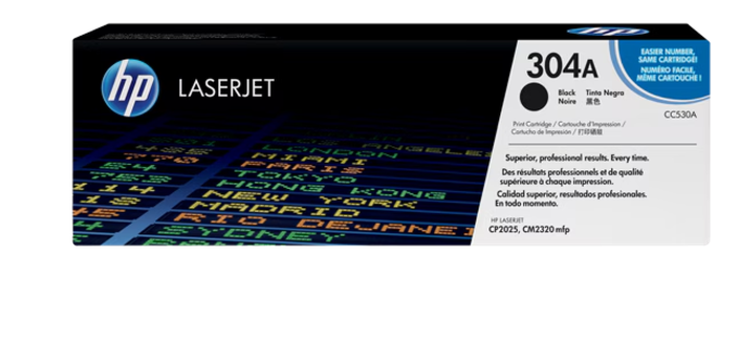 Buy CC530A HP 304A Black Original LaserJet Toner Cartridge