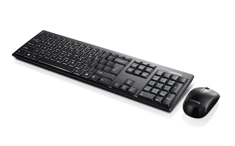 Lenovo 100 Wireless Combo GX30S99500 Keyboard and Mouse 2.4GHz USB Receiver