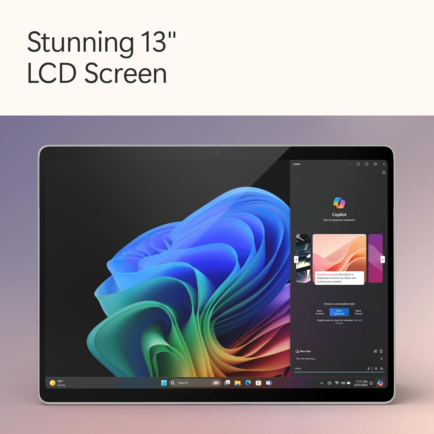 Buy Microsoft Copilot+ PC Surface Pro Tablet, 13