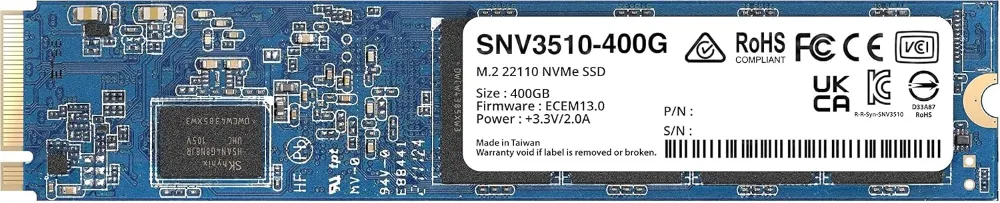 Buy Synology SNV3510-400G NVMe M.2 22110 SSD 400GB Enterprise SSD