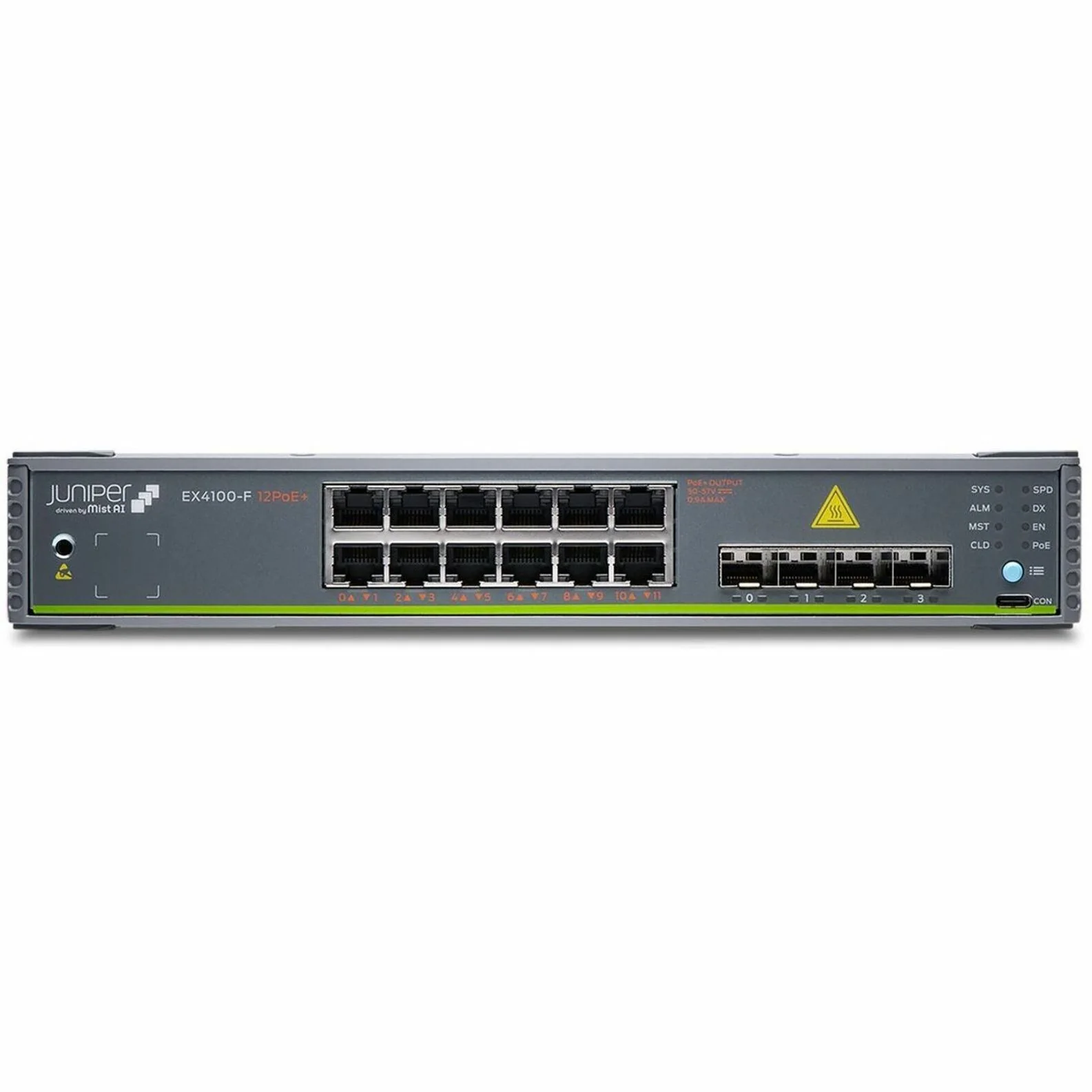 Buy EX4100-F-12P-TAA Juniper Networks EX Series EX4100-F-12P - switch - TAA compliant version - 12 ports - managed