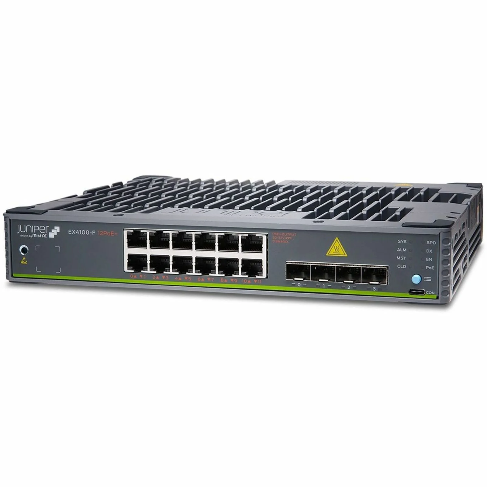Buy EX4100-F-12P-TAA Juniper Networks EX Series EX4100-F-12P - switch - TAA compliant version - 12 ports - managed