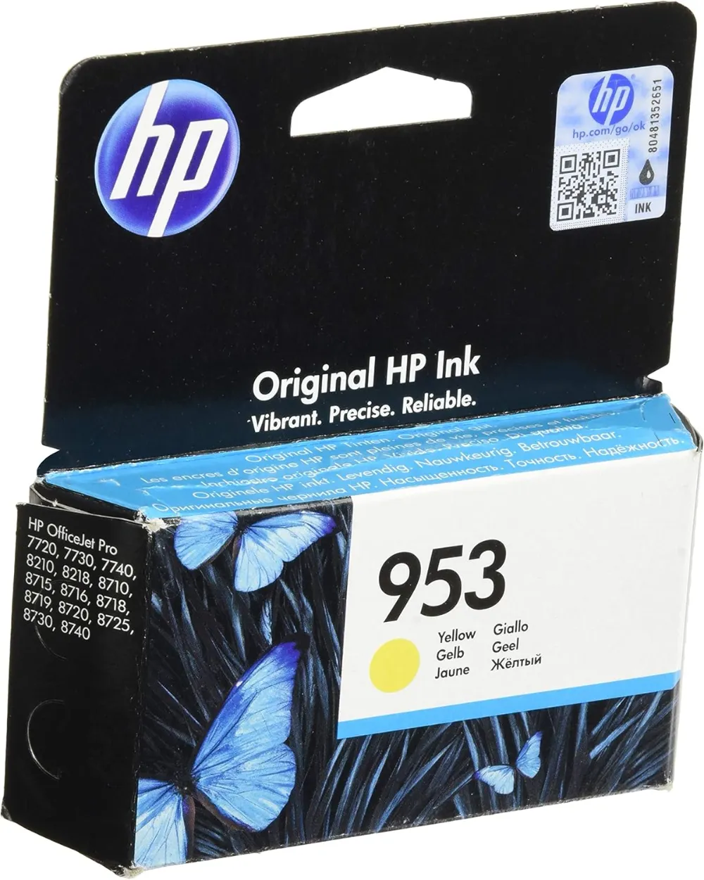 Buy HP 953 F6U14AE Yellow Original Ink Cartridge ~700 Pages