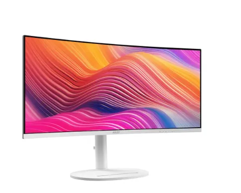 Buy MSI Modern MD342CQPW Monitor 34 Inch UWQHD 120Hz 1ms VA Curved White