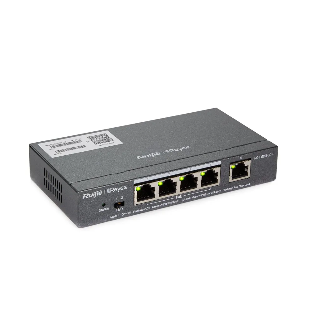 Buy Ruijie  5-Port Gigabit Smart Cloud Managed Non-PoE Switch RG-ES205GC