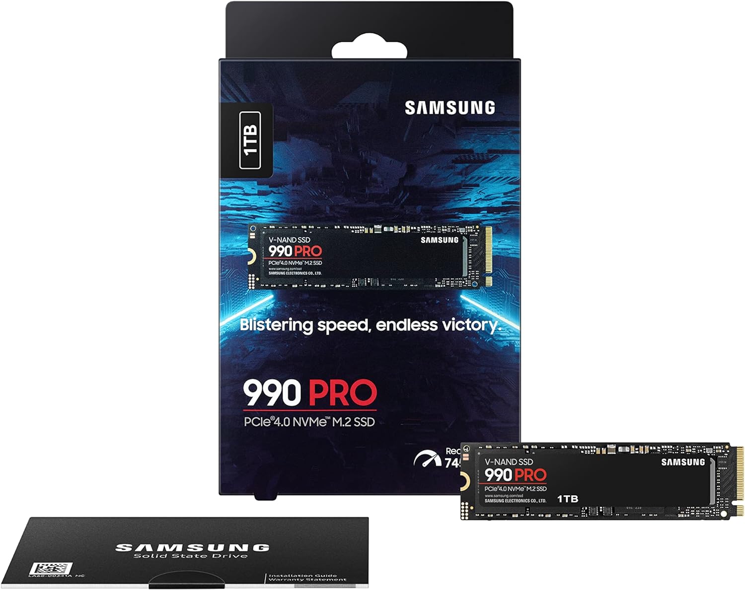 Buy MZ-V9P1T0B/AM Samsung 990 PRO MZ-V9P1T0B/AM - SSD - 1 TB - PCIe 4.0 x4 (NVMe)