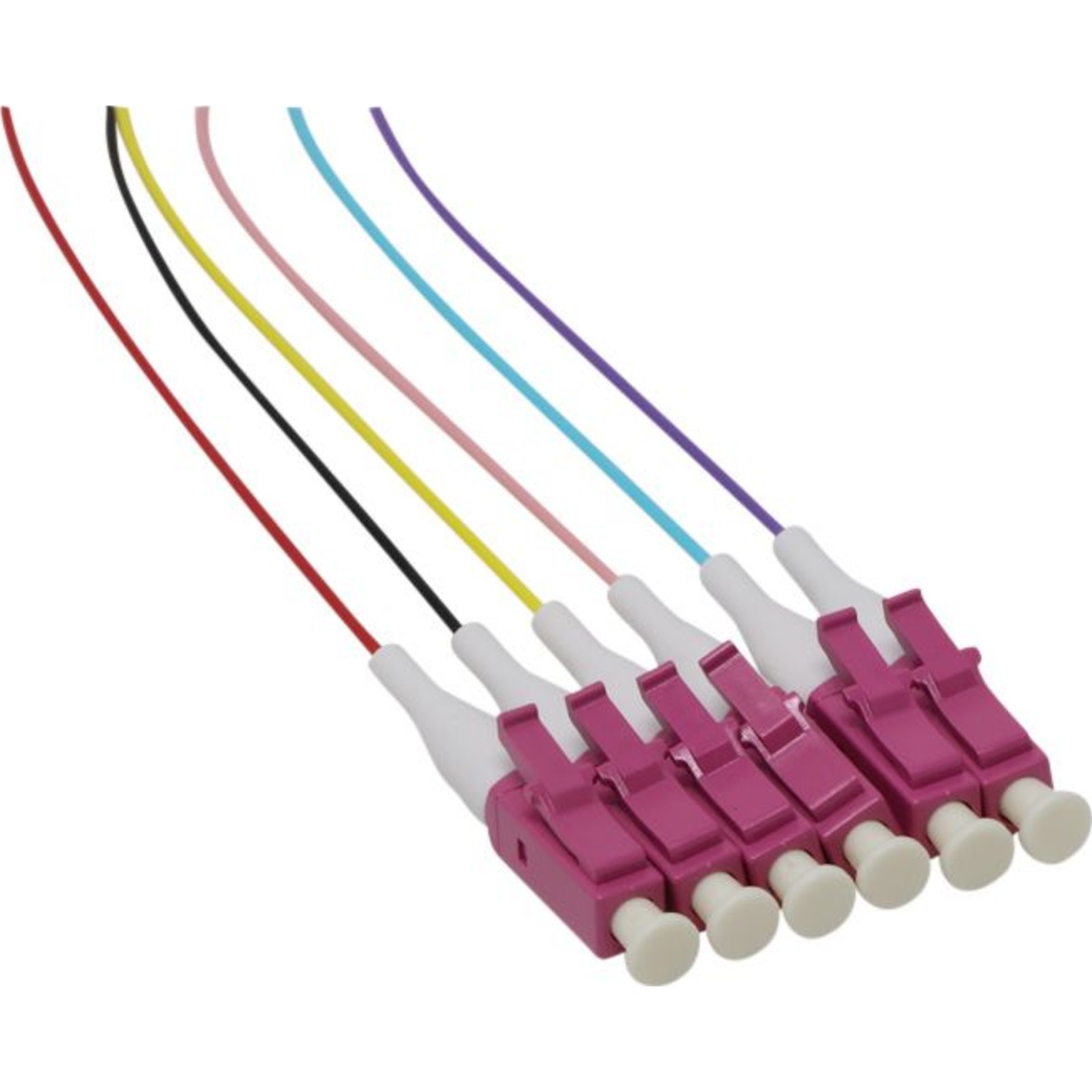 Buy 200-547 Enbeam Fibre Pigtail OM4 50/125 LC/UPC 12-colour pack (TIA 598) - 1m