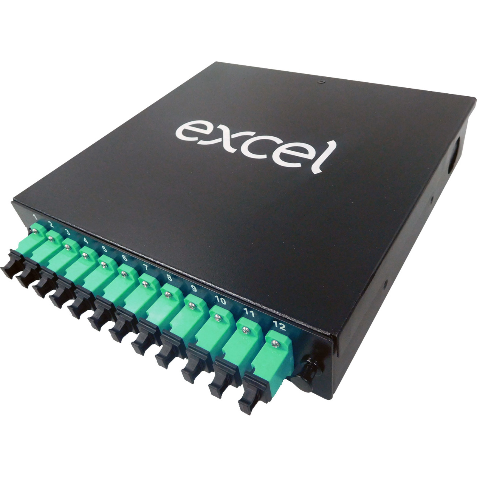 Buy 208-219 Enbeam 12 LC Dplx MM (Aqua) din rail box