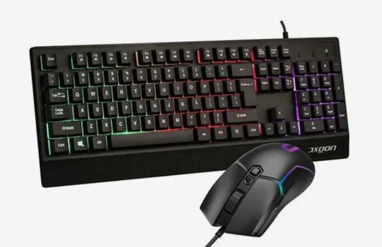 AXGON ARGK2104+ARGM2101 Gaming Keyboard and Mouse Combo Set Black