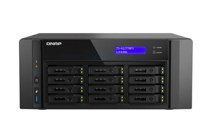 Buy QNAP TS-H1277AFX-R7-32G 12-Bay NAS Server AMD Ryzen 7 32GB RAM