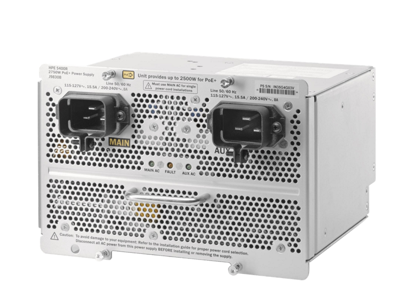 Buy J9830B Aruba 5400R 2750W PoE+ zl2 Power Supply