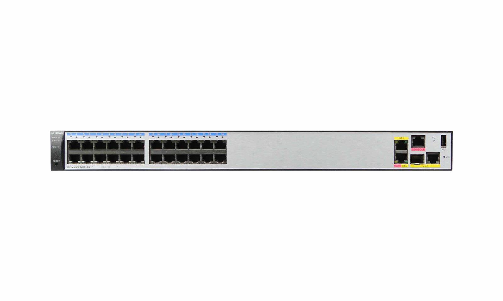 Buy Huawei AR2204-27GE,3GE WAN(1GE Combo),24 GE,1 USB,4 SIC,60W AC POWER