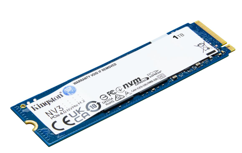 Buy Kingston 1TB NV3 M.2 2280 6000 MB/s read, 4000 MB/s write Gen 4x4 SNV3S/1000G