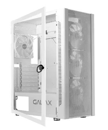 Buy Galax Revolution 06 Mid Tower ATX RGB PC Case - White G-CGG6AGWA4AA-GXLG