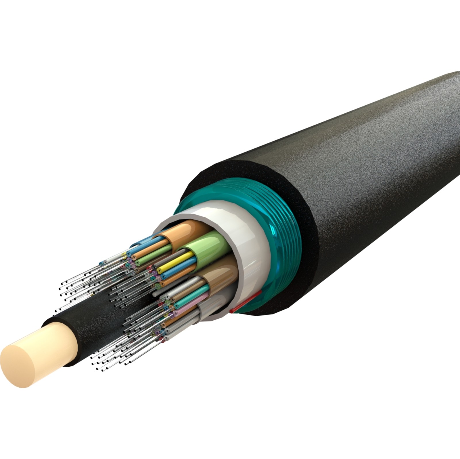 Buy 333-096 Enbeam Multi Loose Tube External OS2 SM CST Fibre Cable Fca - Black - 96-Core