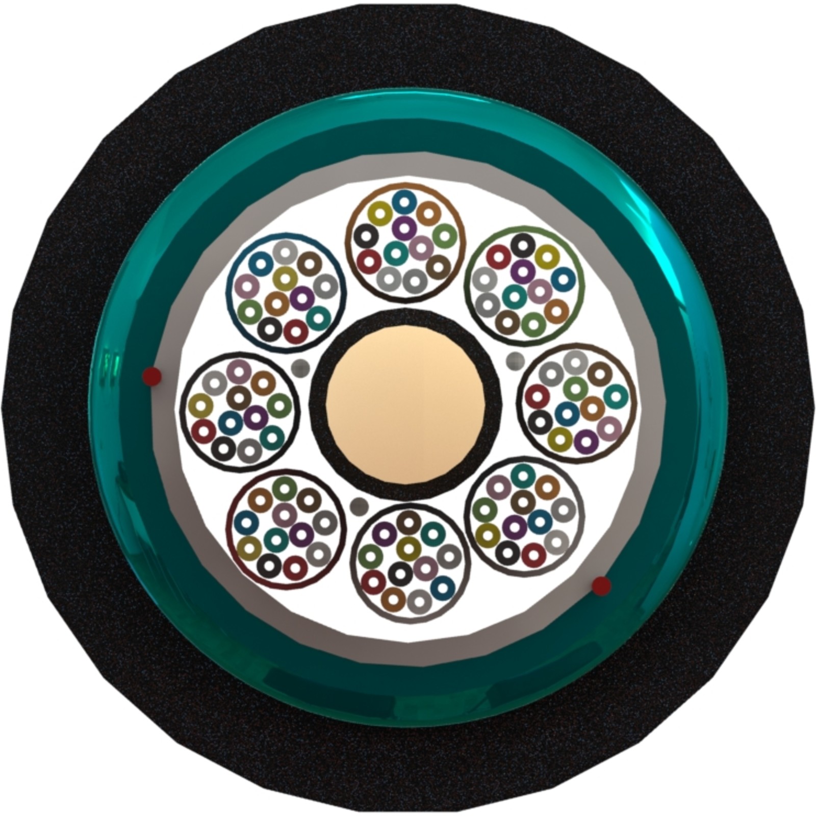 Buy 333-096 Enbeam Multi Loose Tube External OS2 SM CST Fibre Cable Fca - Black - 96-Core