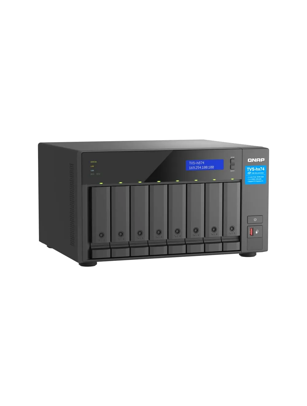 Buy QNAP TVS-h874-i5-32G 8 Bay NAS Intel Core i5 32GB DDR4 Tower NAS
