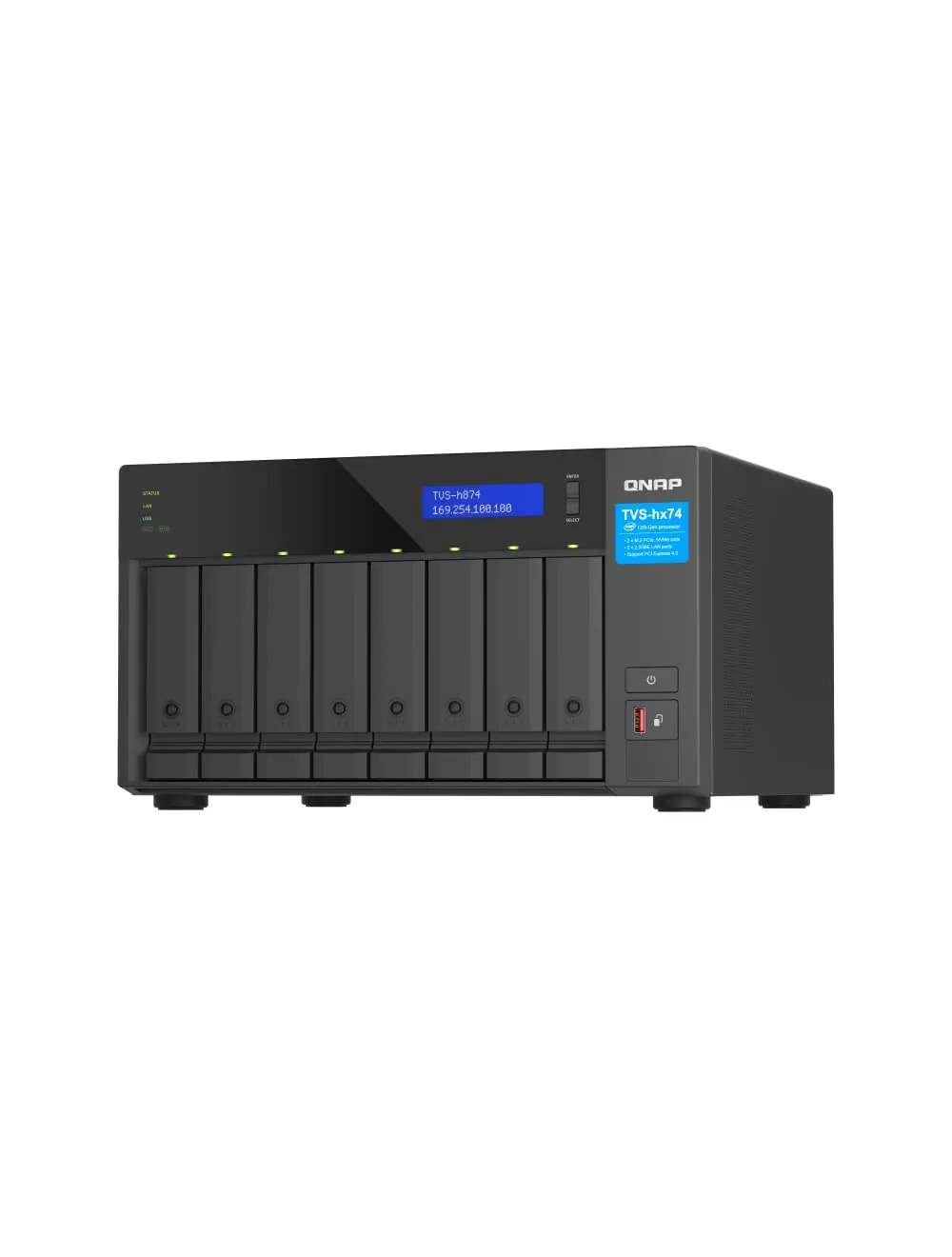 Buy QNAP TVS-h874-i5-32G 8 Bay NAS Intel Core i5 32GB DDR4 Tower NAS