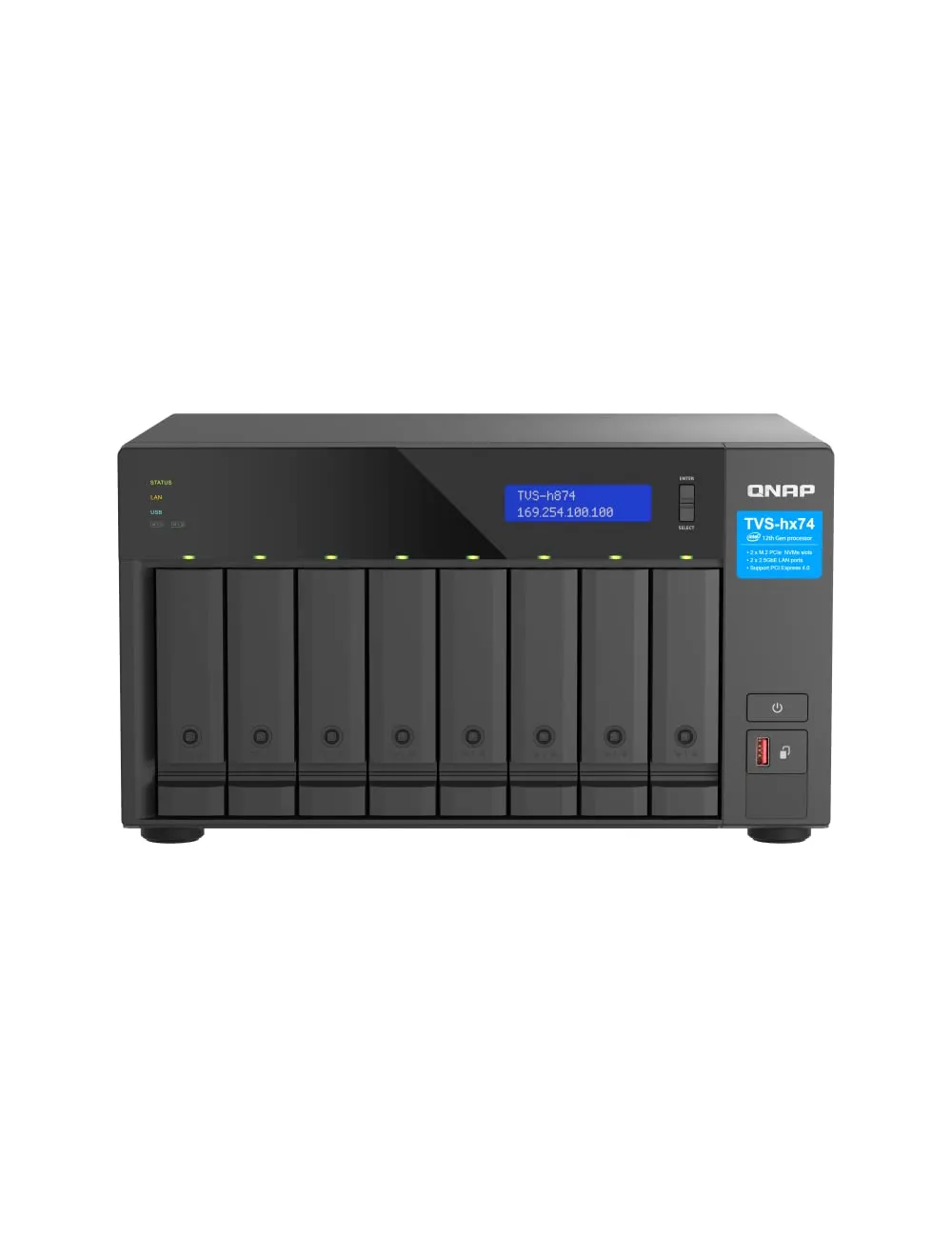 Buy QNAP TVS-h874-i5-32G 8 Bay NAS Intel Core i5 32GB DDR4 Tower NAS