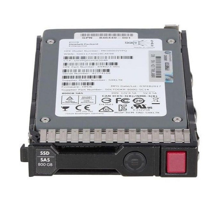 Buy P04543-B21 HP G8-G10 800-GB 2.5 SAS 12G WI DS SSD