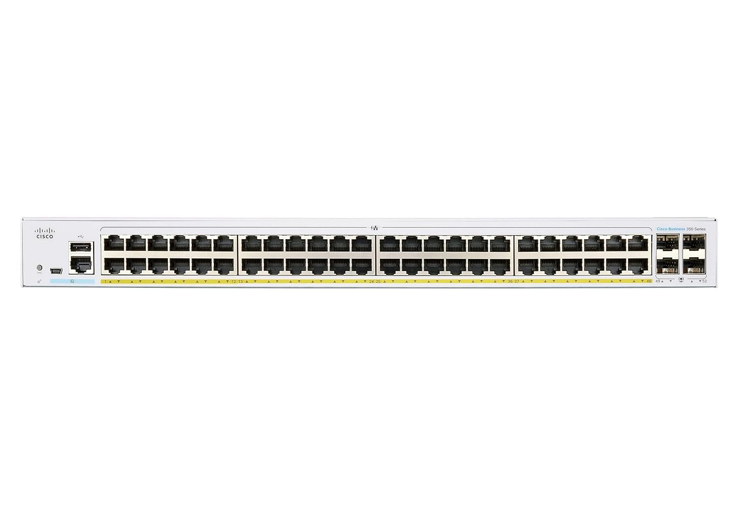 Buy Cisco Catalyst C1300-48P-4G 48-Port Gigabit PoE+ CBS350-48P-4G-E