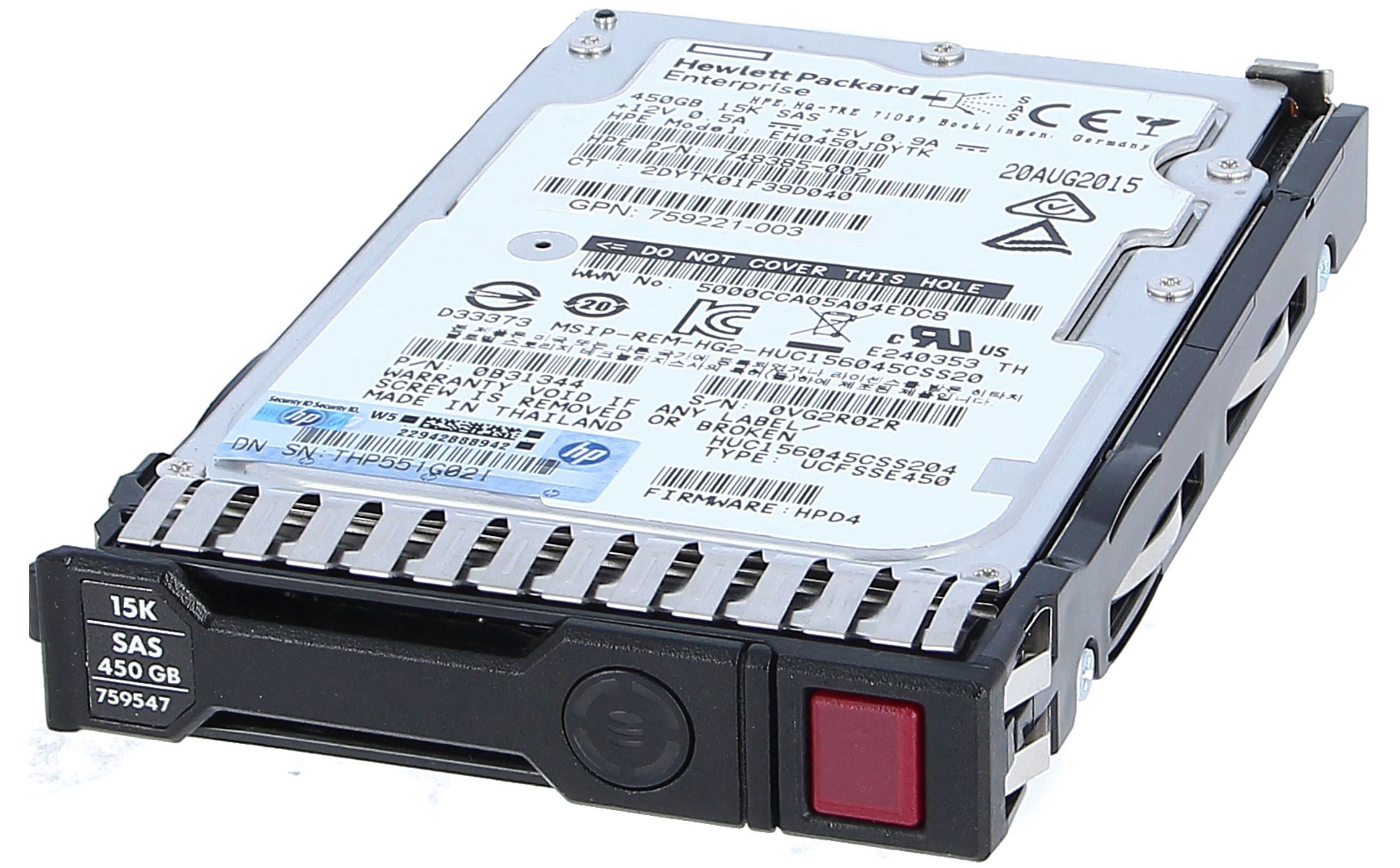 Buy 759210-B21 HP 450GB 12G SAS 15K Rpm SFF (2.5-inch) SC Enterprise Hard Drive