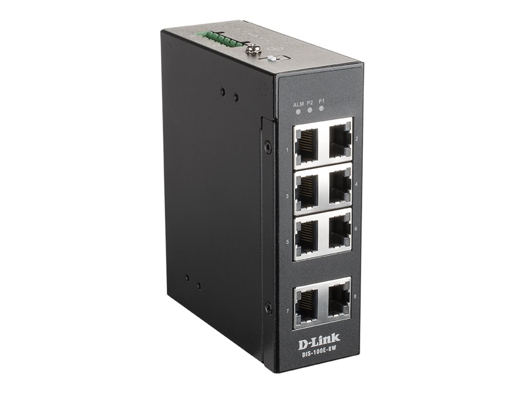 Buy DIS-100E-8W Industrial Fast Ethernet Unmanaged Switch