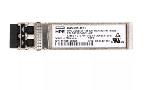 Buy HPE 25Gb SFP28 SR 100m Transceiver 845398-B21