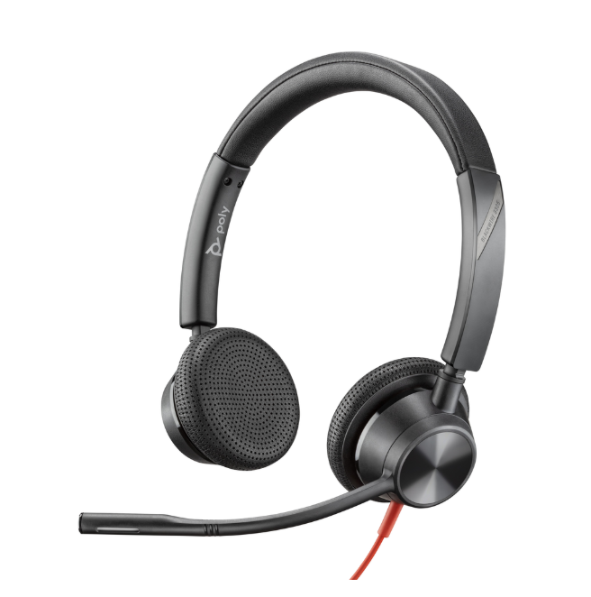 Buy HP Poly Blackwire 3210 Monaural Wired Headset  8X214A6